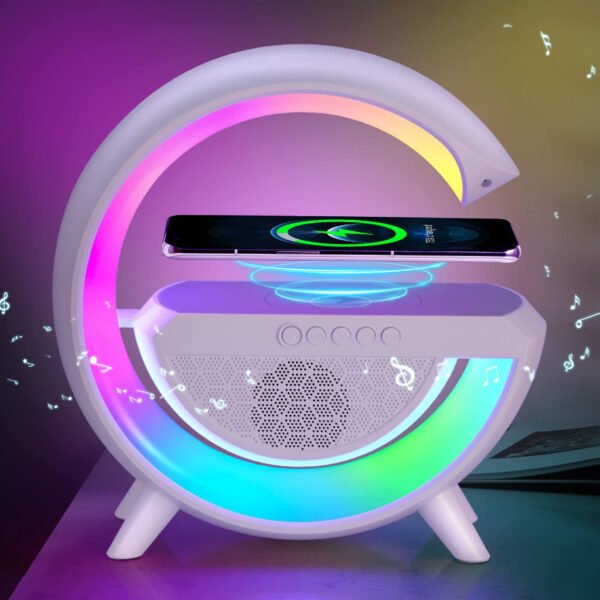 3 em 1 G Speaker Smart Station, Luminária e Caixa De Som E Carregador Fang - Image 5