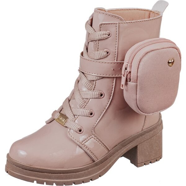 Bota Montaria GiGiL Teen Infantil Coturno Salto Menina Cano Curto Bag - Image 2