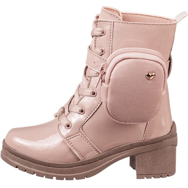 Bota Montaria GiGiL Teen Infantil Coturno Salto Menina Cano Curto Bag - Image 6