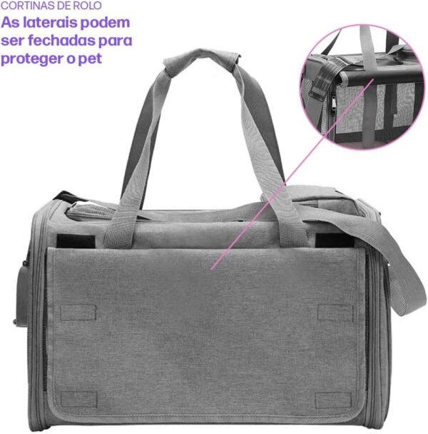 Bolsa Transporte Pet Grande Viagem Avião MADOG - Image 9