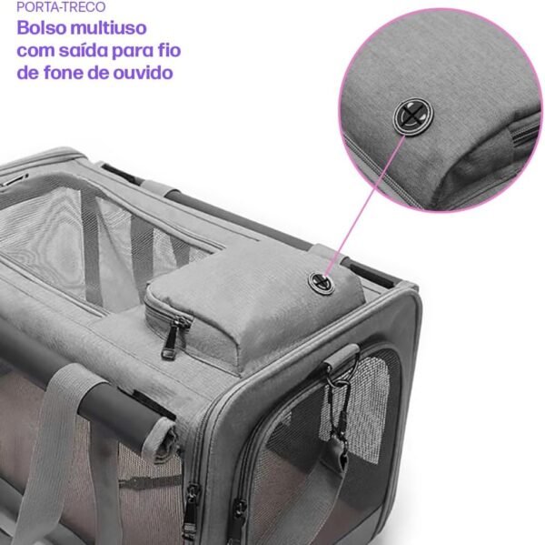 Bolsa Transporte Pet Grande Viagem Avião MADOG - Image 2