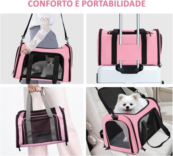 Bolsa Transporte Pet Ventilação em 4 lados - Image 6