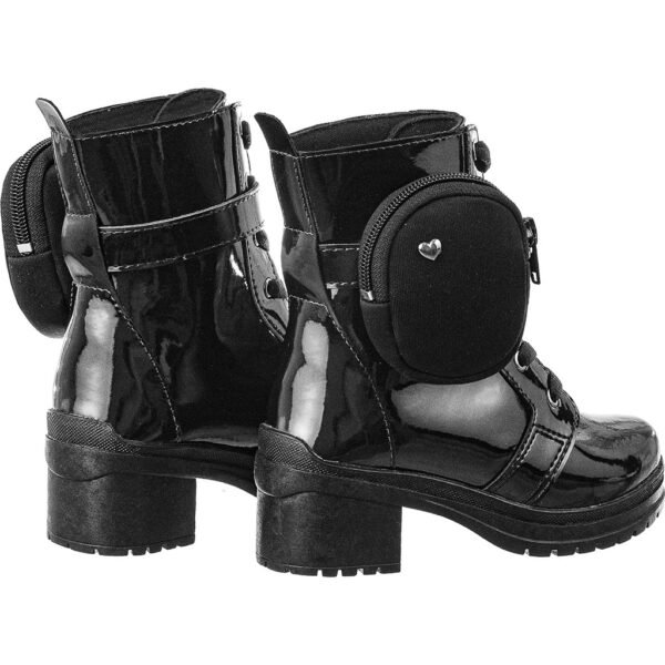 Bota Montaria GiGiL Teen Infantil Coturno Salto Menina Cano Curto Bag - Image 3
