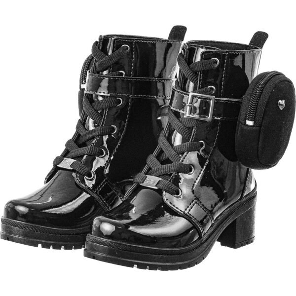 Bota Montaria GiGiL Teen Infantil Coturno Salto Menina Cano Curto Bag - Image 5