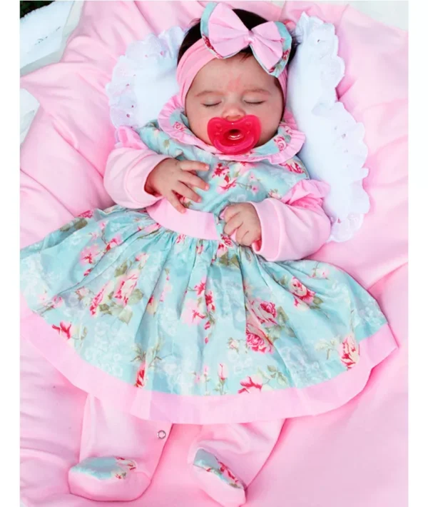 Saída De Maternidade Menina Charmosinha Vermelho - Image 3