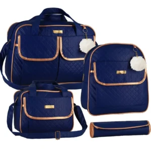 Kit Bolsa Bebê Saída Maternidade Com Mochila Menina/menino