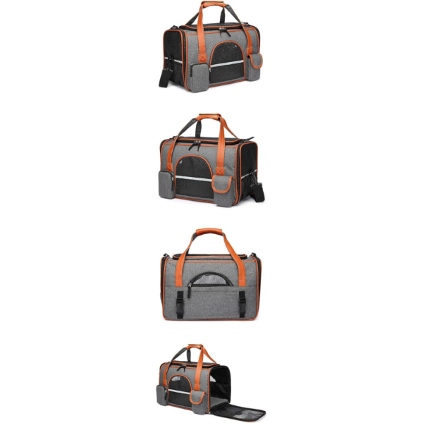 Bolsa De Transporte Pet Para Cães Gatos Avião Carro Viagens - Image 3
