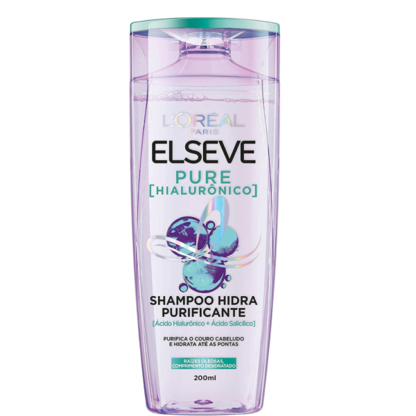 Elseve Haircare Shampoo L'Oréal Paris Elseve Pure Hialurônico 200Ml