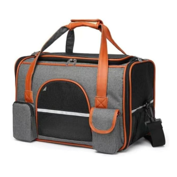 Bolsa De Transporte Pet Para Cães Gatos Avião Carro Viagens - Image 4