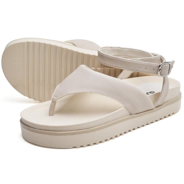 Sandália Papete Dubuy Feminina Off White Malu 2046FG - Image 6