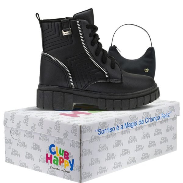 Bota Menina Infantil Coturno Infantil Feminino Bota Infantil Feminina Com Bolsinha