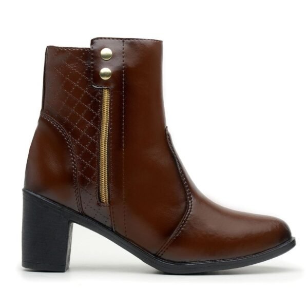 Coturno Feminino de Cano Médio com Salto Alto - Seu Novo Must-Have! - Image 3
