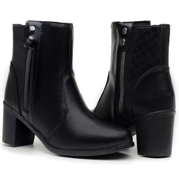 Coturno Feminino de Cano Médio com Salto Alto - Seu Novo Must-Have! - Image 5