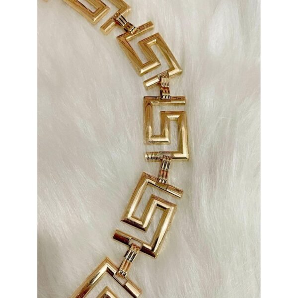 Cintos Feminino Com Corrente dourado e prata De Metal importado - Image 5