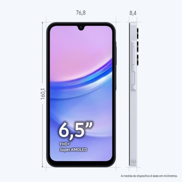 Smartphone Samsung Galaxy A15 4G 128GB - Azul Claro - Image 3
