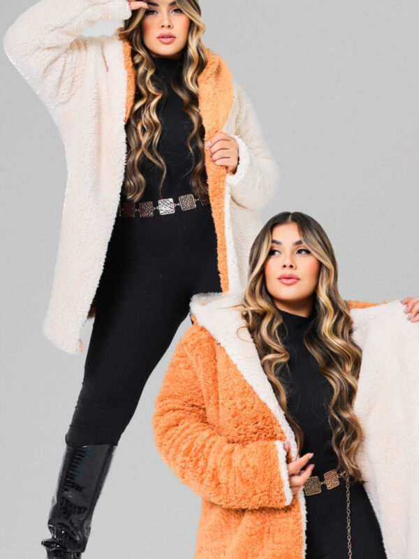 Casaco Teddy Plus Size Dupla Face - Image 2
