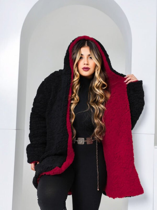 Casaco Teddy Plus Size Dupla Face - Image 4