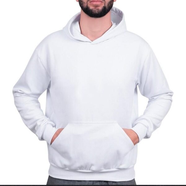 Moletom Canguru Unissex Liso Sem Estampa Masculino e Feminino - Image 2