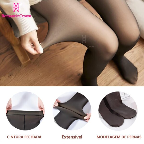 Meia-Calça Térmica Forrado Grosso Translúcida - Image 6