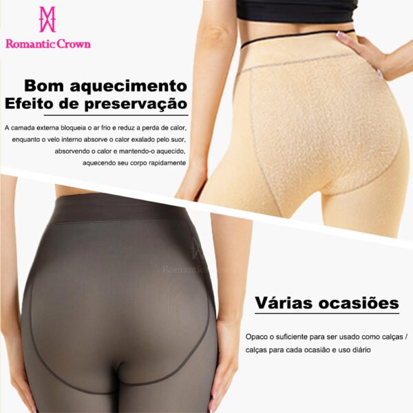 Meia-Calça Térmica Forrado Grosso Translúcida - Image 7