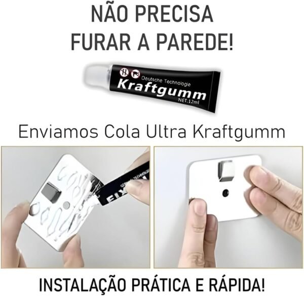 Suporte Para Facas Porta Talheres Utensílios de Cozinha De Parede - Image 2