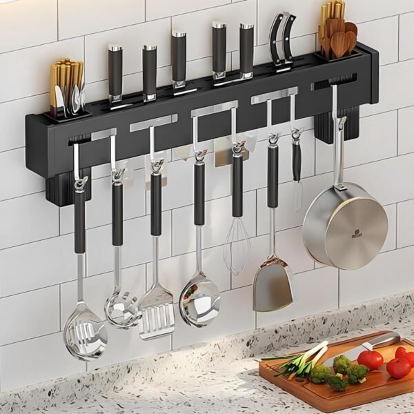 Suporte Para Facas Porta Talheres Utensílios de Cozinha De Parede - Image 5