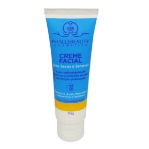 Creme Facial Peles Secas e Sensíveis PhálleBeauty