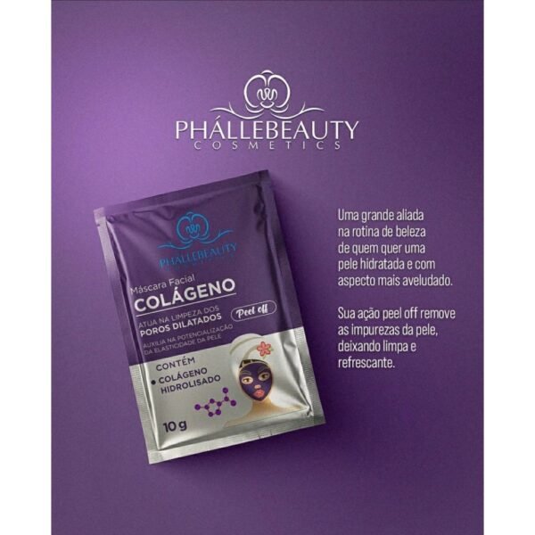 Máscara Facial Peel Off Colágeno Phálle Beauty - Image 2