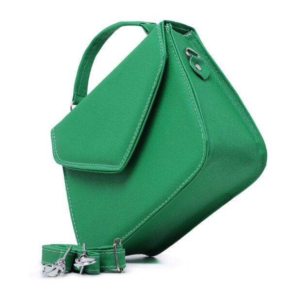 Bolsa Transversal 8190 Pequena Feminina Moda Casual Top Sofisticada Verde - Image 3