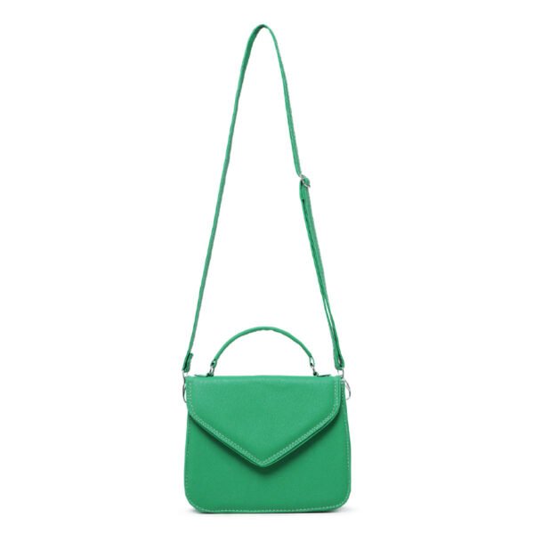 Bolsa Transversal 8190 Pequena Feminina Moda Casual Top Sofisticada Verde - Image 5