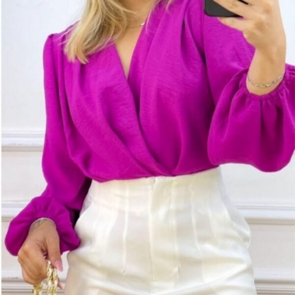 Body Blusa Manga Longa Princesa Elegancia BODDY DUNA - Image 2