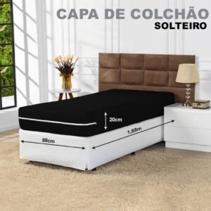 Capa De Colchão Malha Gel Solteiro