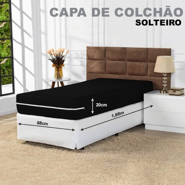 Capa De Colchão Malha Gel Solteiro