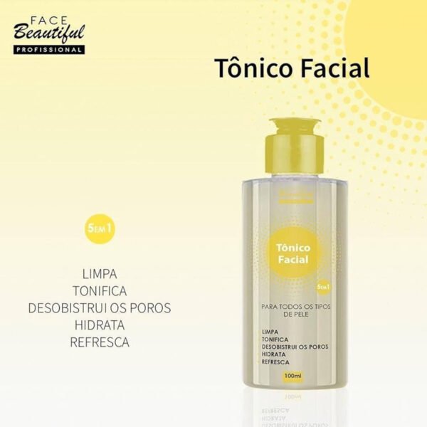 Tônico Facial 5 em 1 FACE BEAUTIFUL 100ML - Image 3