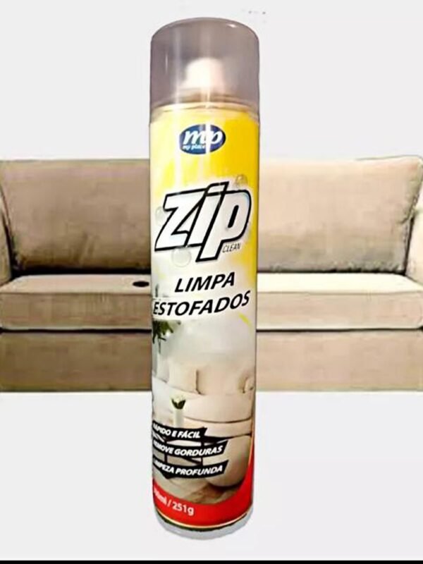 Limpa Estofados Zip Clean Espuma de Limpeza Profunda Uso Automotivo e Domiciliar