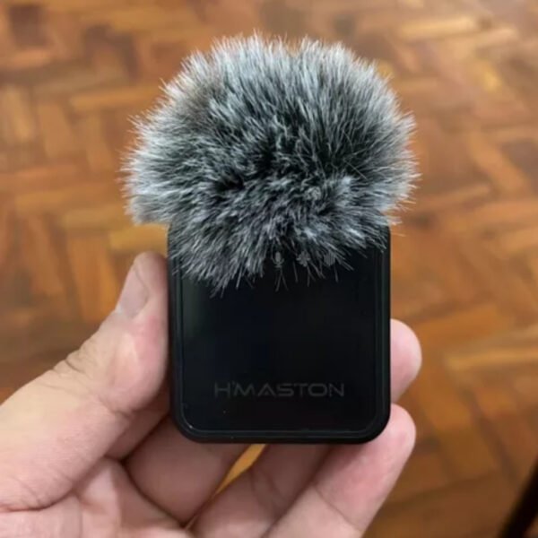 Microfone De Lapela Profissional Com Espuma Sem Fio Para Celular e Tablet - Image 4