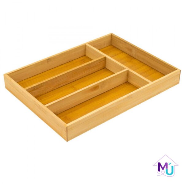 Porta Talheres Bambu Gaveta Organizador Separador Cozinha - Image 4