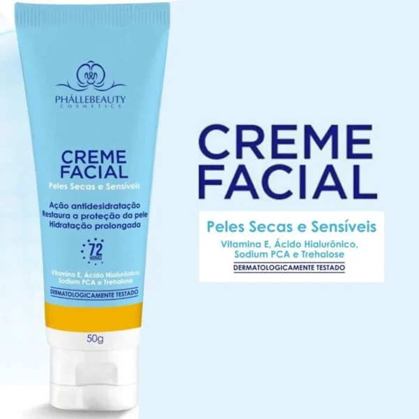 Creme Facial Peles Secas e Sensíveis PhálleBeauty - Image 4
