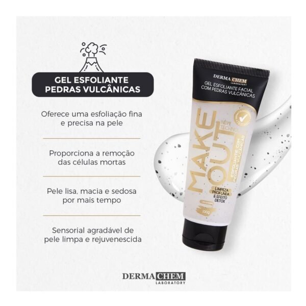 Gel Esfoliante Facial com Pedras Vulcânicas - Image 2
