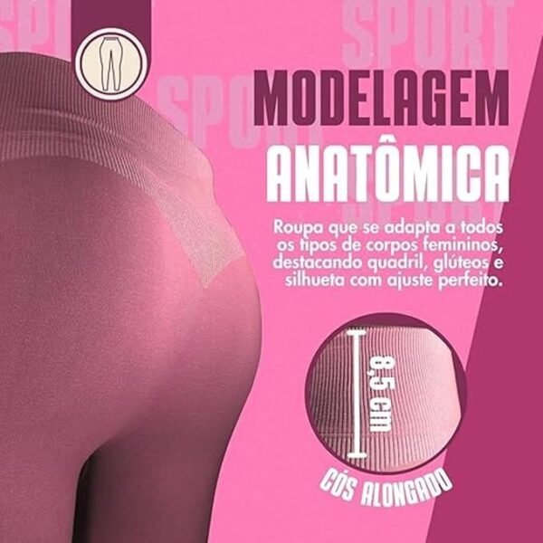 Calça Legging Academia Sem Costura - Image 6