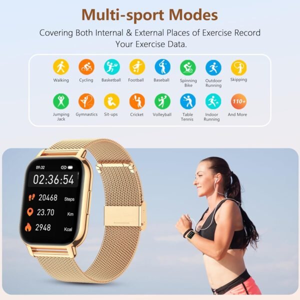 Relógio Smartwatch Feminino(Fazer/Atender Chamada),1.85''Smart Watch - Image 2