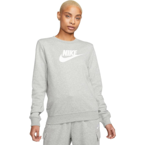 Nike Moletom feminino com capuz e gola redonda