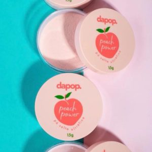 Pó Facial Peach Powder Solto Ultrafino - Dapop