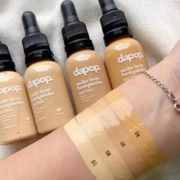 Base Fluída Líquida Vegana Dapop - Bem Basiquinha com todos os tons - Image 4