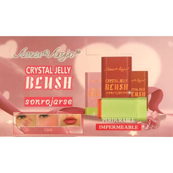 Cristal Jelly Blush Sonrojarse Stick Moisture Rubor Lip & Cheek - Image 6