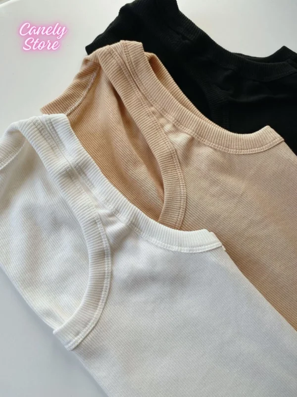Blusa Regata feminina Ribana PREMIUM ALGODÃO canelada - Image 3
