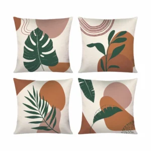Kit c/ 4 Capas de Almofada Decorativas Modern Print 45x45