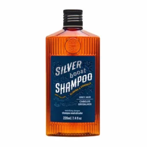 Shampoo Masculino Para Cabelos Brancos e Grisalhos Silver Boost