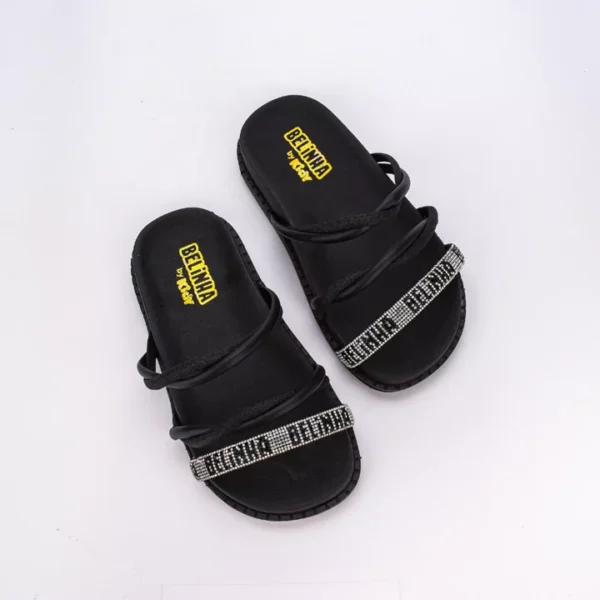 Sandália Papete Birken Infantil Fashion Belinha Preto - Image 2