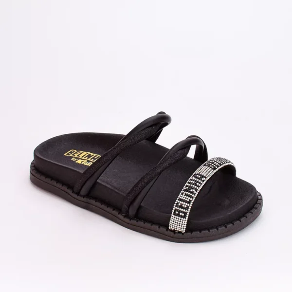 Sandália Papete Birken Infantil Fashion Belinha Preto - Image 5